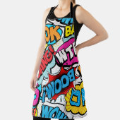 Pop Art Comic: Retro Naadloos Patroon Schort (Insitu)