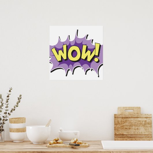 Pop Art Comic Style Poster (Keuken)