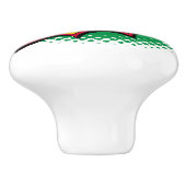 Pop Art Comic Style Whap! Keramische Knop (Zijkant)