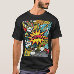 Pop Art Comic T-shirt – vet retro design