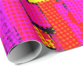 Pop Art Confetti Cadeaupapier (Rol Hoek)