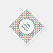 Pop Art Cookies Colorful Macarons Servetten (Hoek)