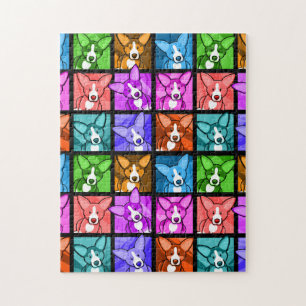 Pop Art Corgi Puzzle Legpuzzel