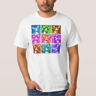 Pop Art Corgi T-shirt