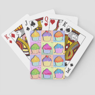 Pop Art CUPCAKES PLAYCARDS Pokerkaarten