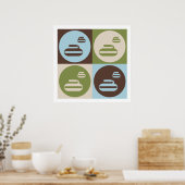 Pop Art Curling Poster (Keuken)