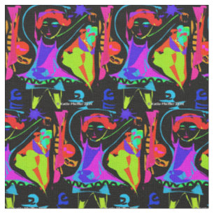 Pop Art Danseres Stof