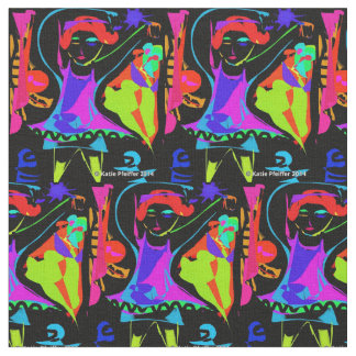Pop Art Danseres Stof