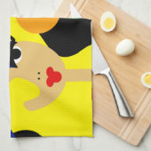 Pop Art Date Colorful Kitchen Towels Theedoek (Quarter Fold)