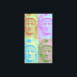 Pop Art Déco Tête de Pierre Sculpture Toile Envelo<br><div class="desc">Pop Art Déco Tête De Pierre Sculpture Toile Enveloppée.</div>