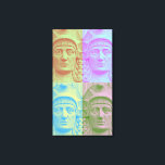 Pop Art Déco Tête de Pierre Sculpture Toile Envelo<br><div class="desc">Pop Art Déco Tête De Pierre Sculpture Toile Enveloppée.</div>