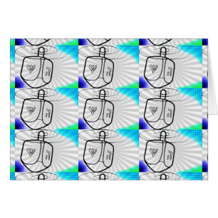 Pop Art-Dreidel-ansichtkaart