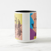 Pop Art Effect Beagle Mok (Midden)