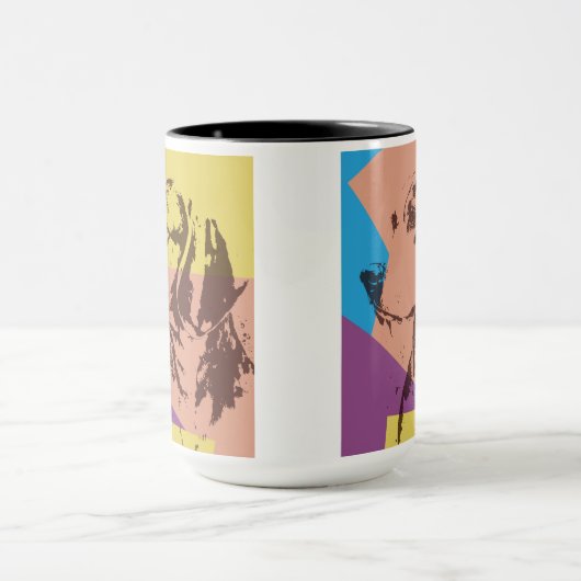 Pop Art Effect Beagle Mok (Midden)