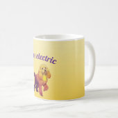 Pop Art Electric Poodle Dog Coffee Mug (Devant droit)
