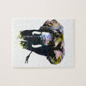Pop Art Elephant - Animals Art Legpuzzel (Horizontaal)