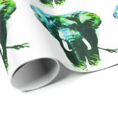 Pop Art Elephant Cadeaupapier (Rol Hoek)