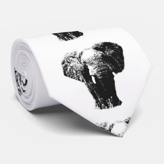 Pop Art Elephant Cravates (Roulé)