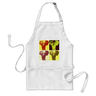 Pop Art Elephant Standaard Schort