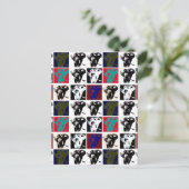 Pop Art Elephants Briefkaart (Staand voorkant)