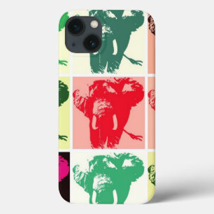 Pop Art Elephants iPhone 13 Hoesje