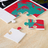 Pop Art Elephants Legpuzzel (Zijkant)