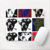 Pop Art Elephants Muismat (Met muis)