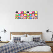 pop art emoji canvas afdruk (Insitu (Slaapkamer))