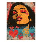 Pop Art: Encanto Enigmático Foto Afdruk (Voorkant)