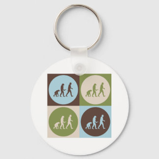 Pop Art Evolutionary Biology Sleutelhanger