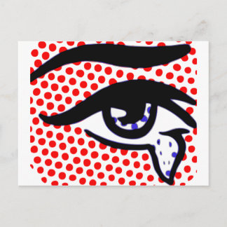 Pop Art Eye Briefkaart