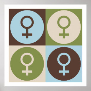 Pop Art Feminisme Poster