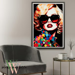 Pop Art Femme Colorée Impression<br><div class="desc">Whimsy Wall Art Co. présente : La collection "Pop Femme" Plongez dans le monde dynamique et vivant de la collection "Pop Femme", où des portraits féminins iconiques sont réimaginés à travers le prisme électrisant de l'art pop. Cet ensemble couronné rend hommage à la force, la beauté et la complexité de...</div>