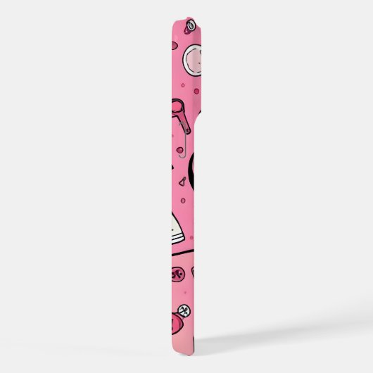 Pop art fille coque rose coque design (Côté droit)