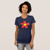 Pop Art Flower T-shirt (Voorkant volledig)