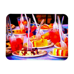Pop Art Food maakt snacks kleurrijk Magneet