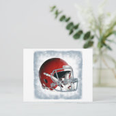 Pop Art Football Helmet Briefkaart (Staand voorkant)