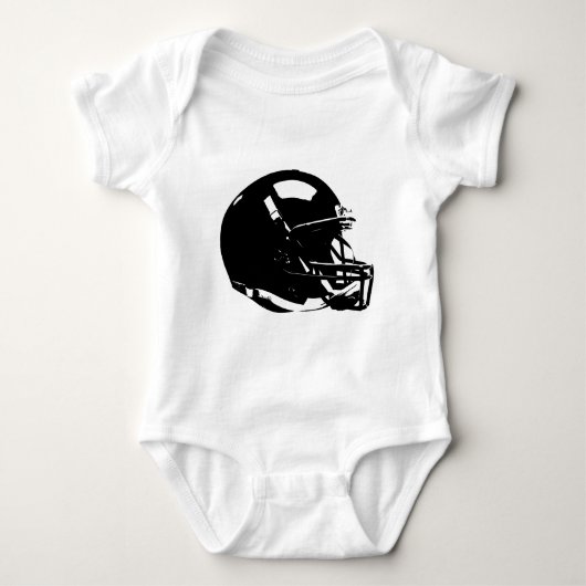 Pop Art Football Helmet Romper (Voorkant)