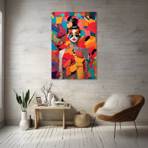 Pop Art Fotocollage Poster