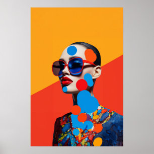 Pop Art Fotocollage Poster