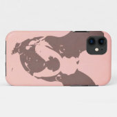 POP ART FRANÇAIS BULLDOG IN PINK iPhone11 COQUE (Dos (Horizontal))