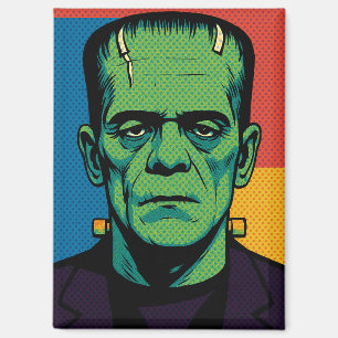 Pop Art Frankenstein Koelkastmagneet Magneet