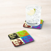 Pop Art Freedom Fighter Geronimo Bier Onderzetter (Rechterzijde)