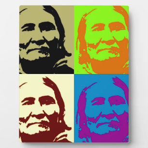Pop Art Freedom Fighter Geronimo Fotoplaat