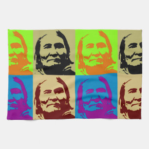 Pop Art Freedom Fighter Geronimo Theedoek