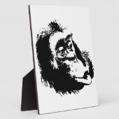 Pop Art Funny Chimpansee Fotoplaat (Zijkant)
