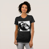 Pop Art Funny Chimpansee T-shirt (Voorkant volledig)