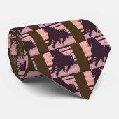 Pop Art Galloping Horse Stropdas (Opgerold)
