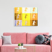 Pop Art Geckos - Toile Enveloppée (Insitu(Salon))