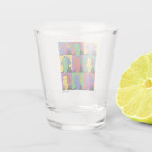 Pop Art George Washington Shot Glas (Achterkant)